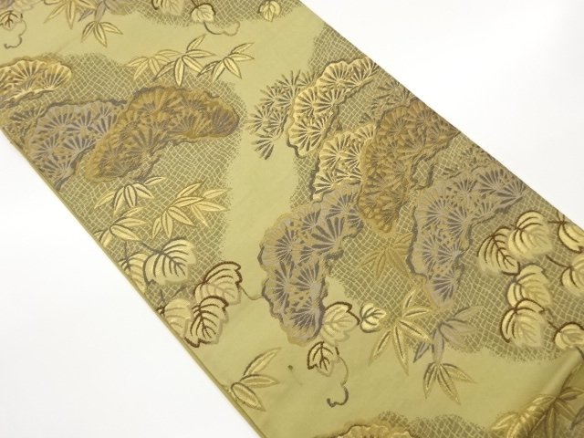 JAPANESE KIMONO / FUKURO OBI / WOVEN IVY & PINE 